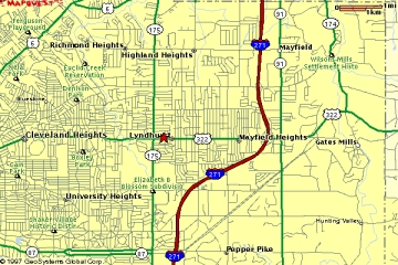Location of C W J